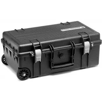Manfrotto Pro Light Reloader Tough H-55 Maleta rígida para equipo fotográfico, impermeable y antipolvo IP67, cierre TSA, tamaño equipaje de mano, negro