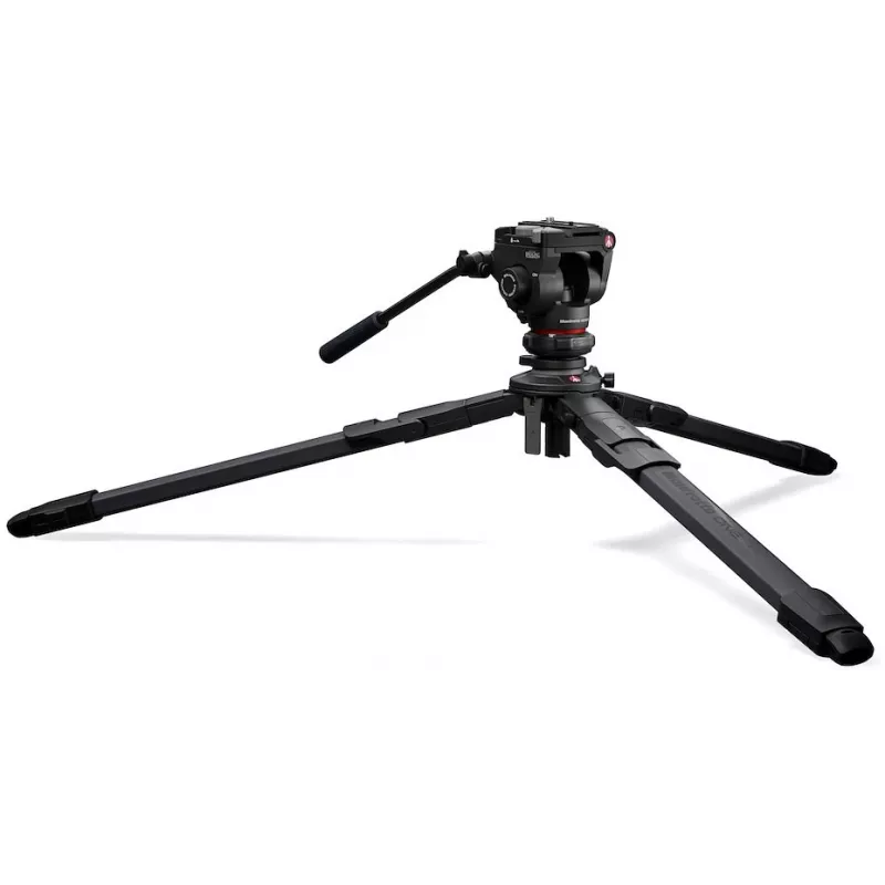 Manfrotto ONE kit de trípode de fibra de carbono con cabezal fluido 500X (MKONEC-500X)