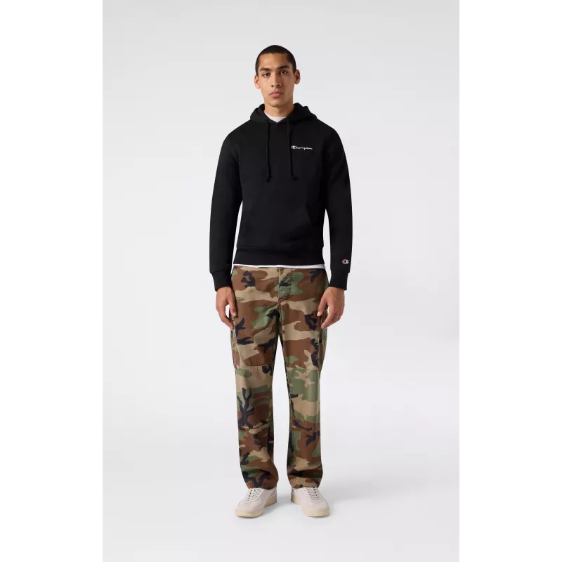 Champion sudadera con capucha para hombre negra 2XL