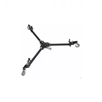 Manfrotto 181B dolly automático plegable con frenos, 25kg de carga, aluminio