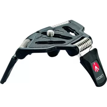 Manfrotto MP3-BK trípode de mesa con rótula de bola integrada, negro