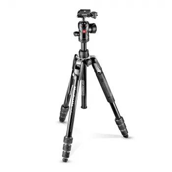 Manfrotto MKBFRTA4BK-BH Befree Advanced trípode de viaje con rótula de bola, negro