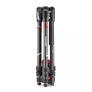 Manfrotto MVKBFRTC-LIVE set de trípode de vídeo de fibra de carbono con cabezal fluido Befree Live