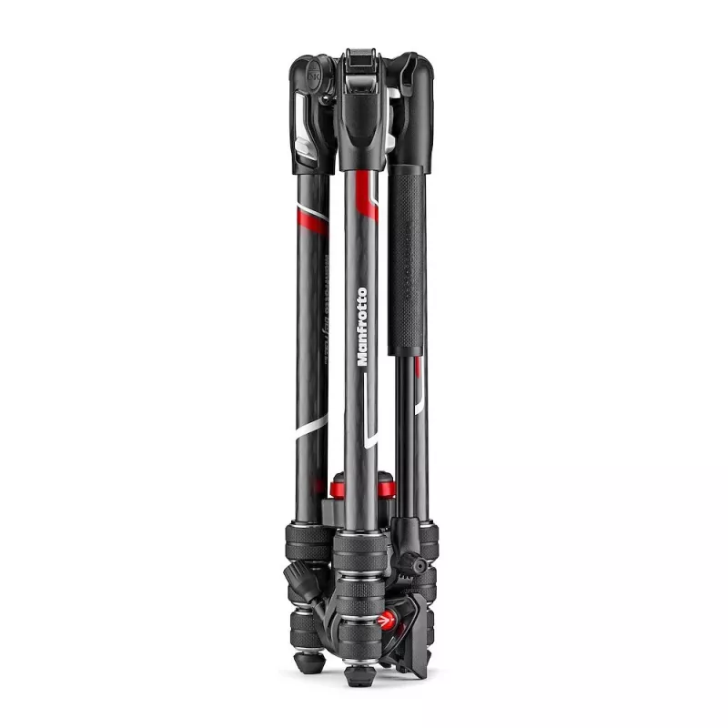 Manfrotto MVKBFRTC-LIVE set de trípode de vídeo de fibra de carbono con cabezal fluido Befree Live