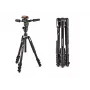 Manfrotto MKBFRLA-3W Befree 3-Way Live trípode de aluminio con cabezal fluido, negro