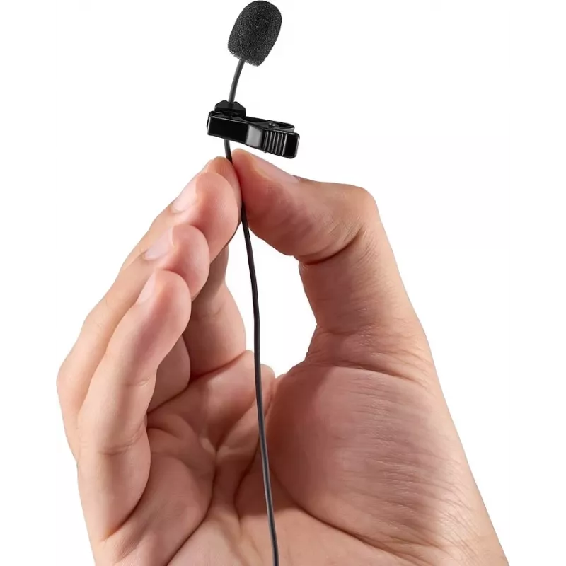 JOBY Wavo Lav PRO Micrófono de solapa, negro (JB01718-BWW)