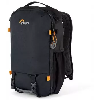 Lowepro Trekker LT BP 150 AW mochila para cámara, negra, 20L, tejido reciclado, acceso trasero, funda protectora AW, compartimentos para portátil y tablet, sujeción para trípode