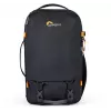 Lowepro Trekker LT BP 150 AW mochila para cámara, negra, 20L, tejido reciclado, acceso trasero, funda protectora AW, compartimentos para portátil y tablet, sujeción para trípode