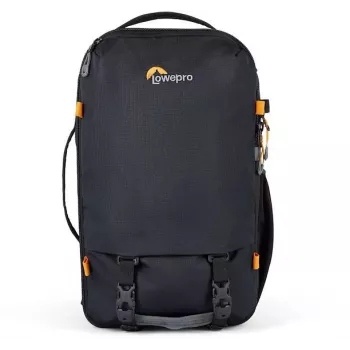 Lowepro Trekker LT BP 150 AW mochila para cámara, negra, 20L, tejido reciclado, acceso trasero, funda protectora AW, compartimentos para portátil y tablet, sujeción para trípode