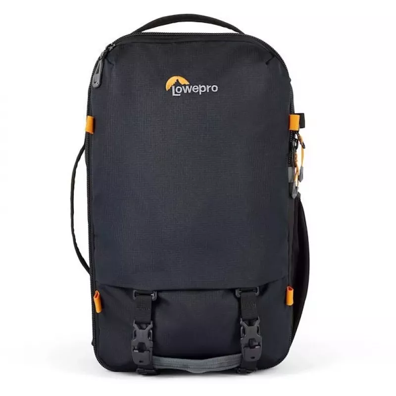 Lowepro Trekker LT BP 150 AW mochila para cámara, negra, 20L, tejido reciclado, acceso trasero, funda protectora AW, compartimentos para portátil y tablet, sujeción para trípode
