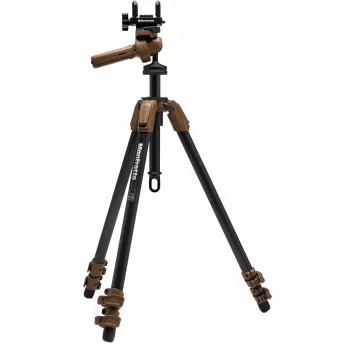 Manfrotto ALPHA S.H.O.T. Grip PRO Kit Carbon, trípode con cabezal de empuñadura, 8 kg (MK-R05-SD)