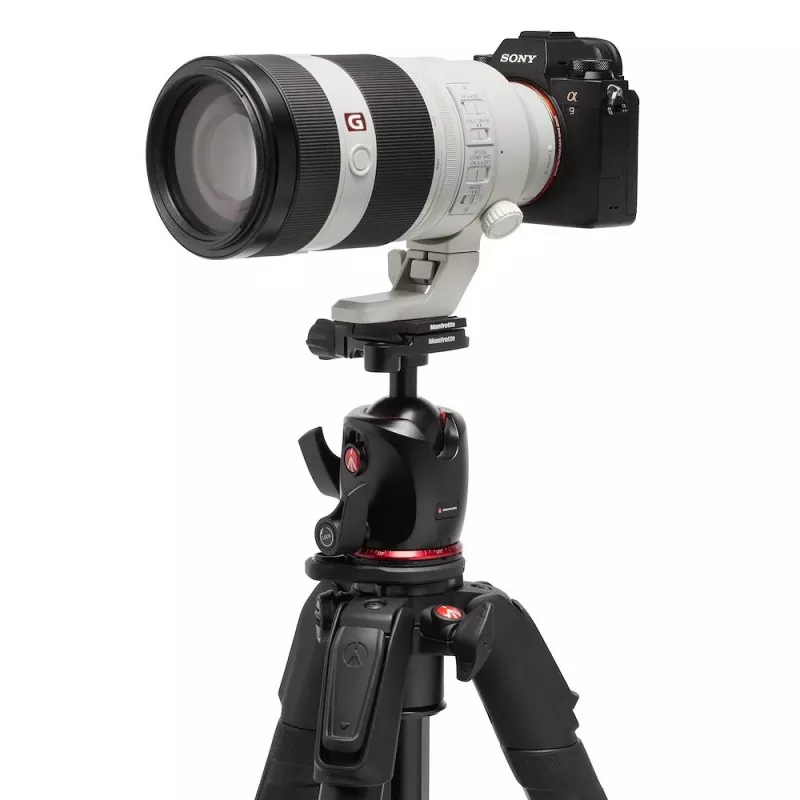 Manfrotto 055XPRO3 trípode de aluminio con rótula de bola MHXPRO-BHQ2