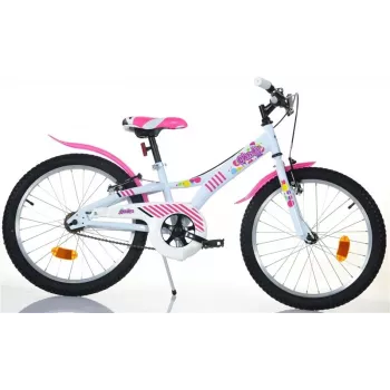 Bicicleta infantil Candy 20 77330 blanco/rosa