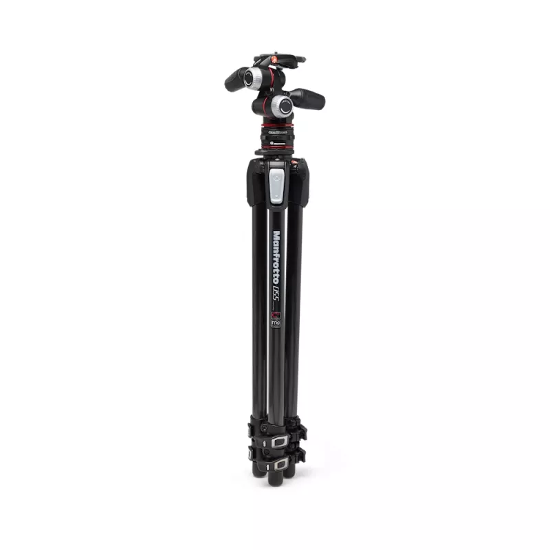Manfrotto MK055CXPRO33WQR Trípode de fibra de carbono con 3 secciones de patas y rótula de 3 ejes XPRO