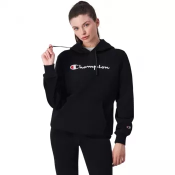 Champion Sudadera con capucha para mujer, negro 117529 KK001, talla L