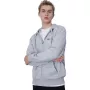 Champion Sudadera con capucha y cremallera completa hombre gris jaspeado 220260 EM021 M