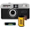 Swiss+Go Novocolor kit de cámara analógica 35mm con flash, funda, correa y película Kodak (SWI401608)