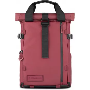 Mochila compacta de uso diario Wandrd PRVKE 15L, Rhone Burgundy (PK15-RB-PB-4)