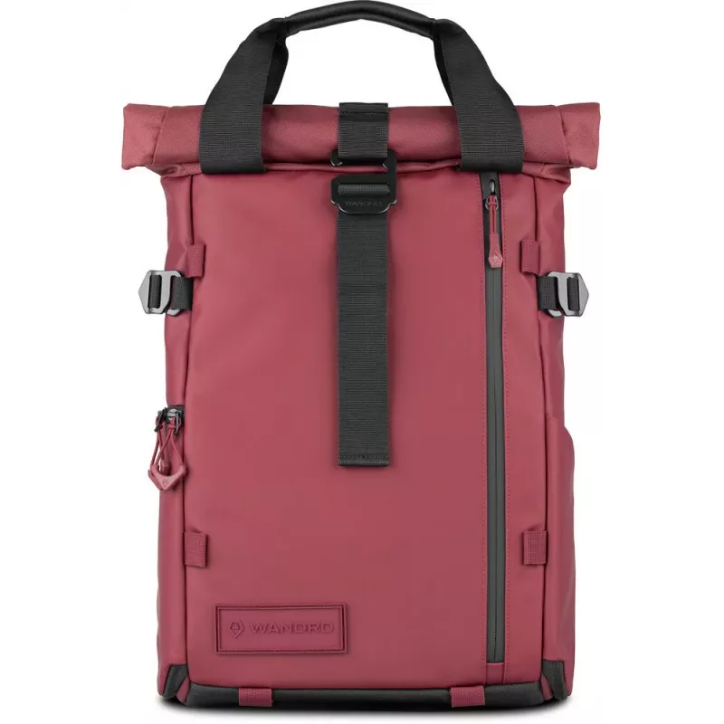 Mochila compacta para el día a día Wandrd PRVKE 15L, Rhone Burgundy (PK15-RB-PB-4)