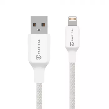 Tactical Stitch Thread cable USB-A a Lightning, blanco