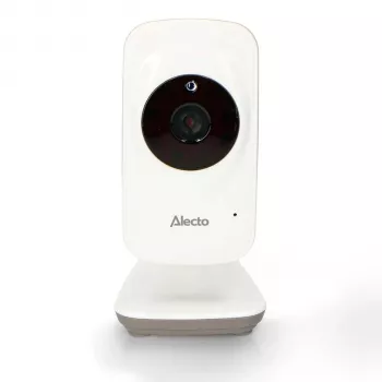 Alecto DVM71CAM cámara adicional para DVM71 babyphone - 2,4 GHz FHSS, visión nocturna, intercomunicador, sensor de temperatura, blanco