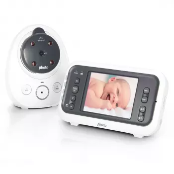 Alecto DVM-77 videointerfono para bebés con pantalla en color de 2,8