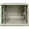 DSIT armario de servidor de pared reversible 12U con puerta de cristal, blanco, 600x600x635 mm