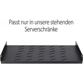 DSIT DS-FH60 bandeja fija 1U para racks de servidor de 600 mm de profundidad, negro