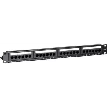 DS-IT panel de parcheo CAT 5e UTP 24 puertos para rack de 19