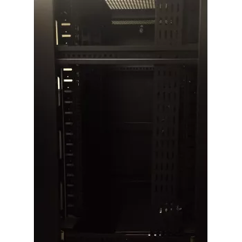 DS-IT panel vertical de gestión de cables 22U negro