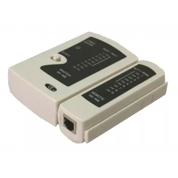 DSIT comprobador de cables de red para RJ11 RJ12 RJ45 ISDN Cat5 Cat5e Cat6 Cat6a UTP STP con indicador LED
