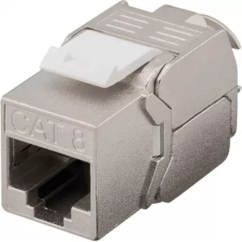 DSIT CAT8 STP keystone jack para crimpar, módulo RJ45 apantallado DS-KC-STP8-TL