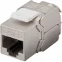 DSIT CAT8 STP keystone jack para crimpar, módulo RJ45 apantallado DS-KC-STP8-TL