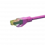 DSIT Cat.7 S/FTP PiMF cable de red, RJ45, rosa, 30 m