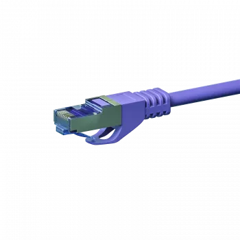 DSIT CAT 6a cable de red LSOH - S/FTP - 1,50 m - violeta (DC-6A8-015)