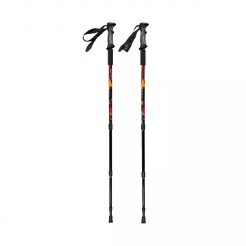 CMP Bern bastones de trekking 3B36297 C905, negro/naranja
