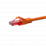 DSIT CAT6 cable de red U/UTP, 0,50 m, naranja, 100% cobre, RJ45 (DC-66-005)