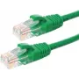 DSIT CAT6 cable de red U/UTP, 1,5 m, verde, 100% cobre, RJ45, 10 Gbps, 250 MHz, funda de PVC