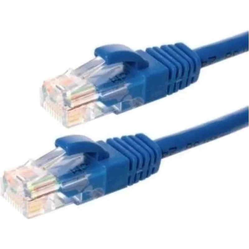 DSIT CAT6 cable de instalación de red U/UTP, 50 m, azul, 100% cobre, rígido, 23 AWG, 250MHz, Eca