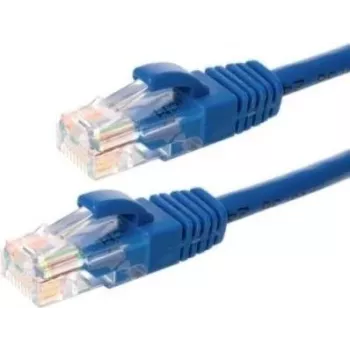 Cable de red DSIT CAT5e U/UTP 0,25 m Azul 100% cobre