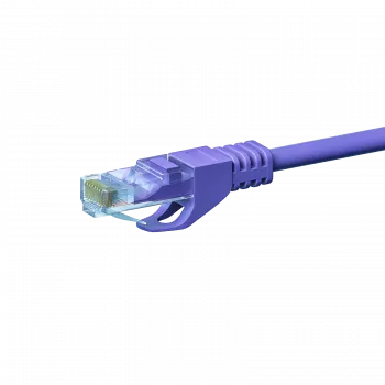 Cable patch de red DSIT CAT5e, U/UTP, 3 m, Violeta, 100% cobre (DC-58-030)