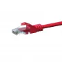 Cable patch Ethernet DSIT CAT5e U/UTP, 1,5 m, Rojo, CCA, RJ45, Gigabit