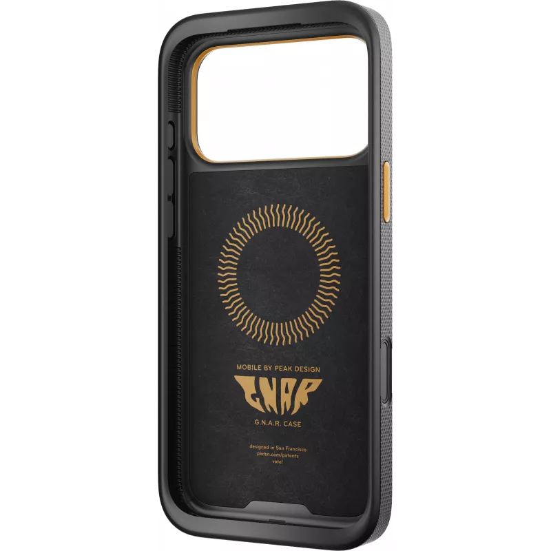 Funda Peak Design Mobile GNAR Case para Apple iPhone 17 Pro Max, negra (M-MX-CE-BK-1)