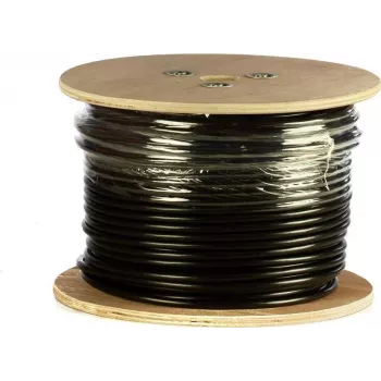 Cable de exterior DSIT DANICOM CAT6 FTP 100m con conductor macizo y funda de PE (Fca) - DC-OUT-FTP6-100S-FCA