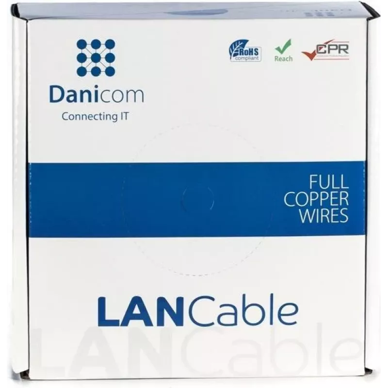 Cable de instalación de red DSIT DANICOM CAT6 UTP 50m PVC (Fca)
