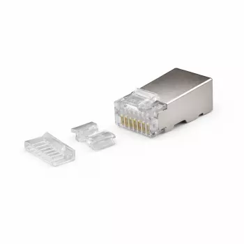 Conector de red DSIT SFTP RJ45 CAT6a para cables flexibles - pack de 10