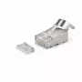 Conector de red DSIT SFTP RJ45 CAT6a para conductor trenzado (conductor macizo) - 10 uds.