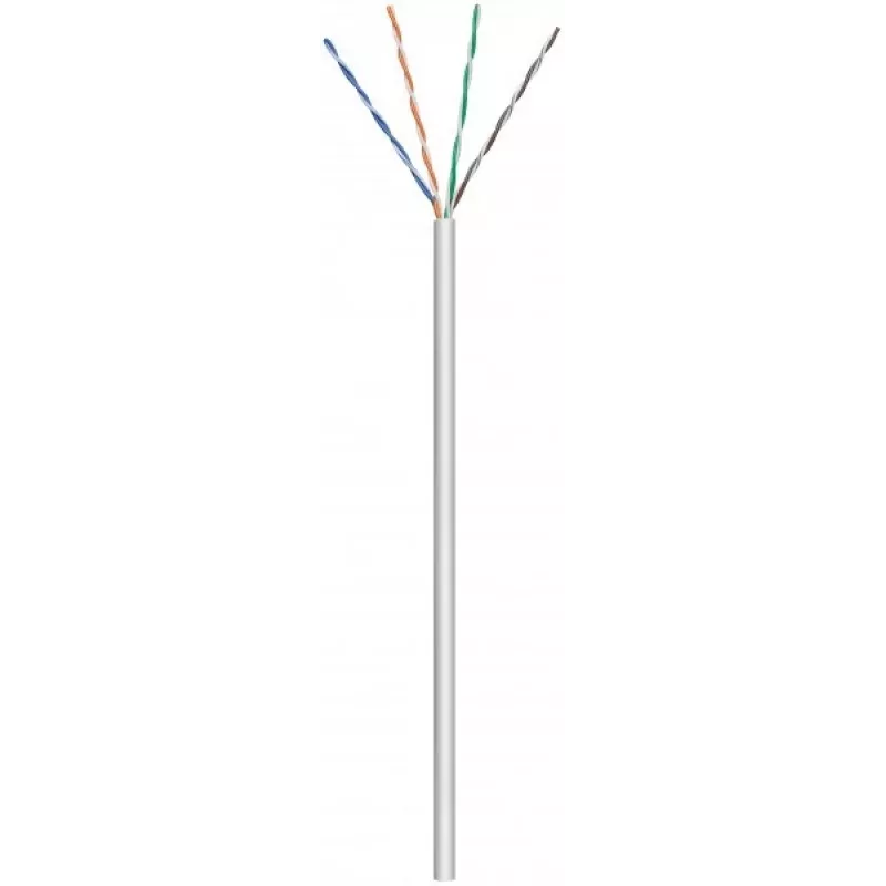 Cable de red DSIT CAT6 U/UTP 24/7 flexible 305m gris CCA
