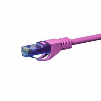 Cable de red U/UTP CAT6a DSIT 100% cobre 7,5 m rosa