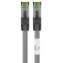 Cable de red DSIT CAT 8 S/FTP PiMF RJ45, 5 m, gris – 40 Gbit/s, 2000 MHz, contactos dorados